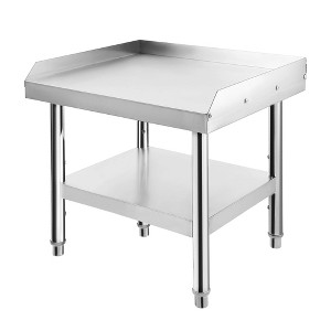 Stainless Steel Equipment Stand, 24x24x24 Inch Commercial Grill Table with 1000 LB Capacity - 1 of 4