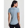RBX Active Women's V-Neck Athletic Tee Quick Drying Buttery Soft Short Sleeve Running T-Shirt - 2 of 4