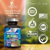 Psyllium Husk Capsules, Max Potency Dietary Fiber 1500mg, 100% Soluble Pills - 60 Capsules;120 Capsules;180 Capsules - 4 of 4