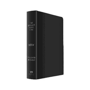 The Jeremiah Study Bible, Niv: (Black W/ Burnished Edges) Leatherluxe(r) - Large Print by  David Jeremiah (Leather Bound)