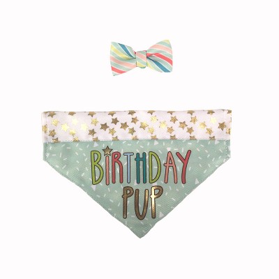 dog birthday bow tie