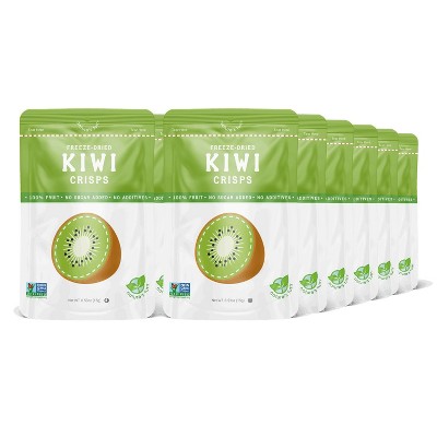 Nature's Turn Freeze-Dried Fruit Snacks - Sour Kiwi Crisps -  No Sugar Added, Non GMO, Gluten Free, Nothing Artificial - 15g (.53oz) - 12-PACK