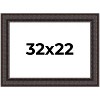 PosterPalooza | 3.5" Wide Ornate Brown Picture Frame - UV Acrylic, Backing Board, Hanging Hardware Included - 2 of 4