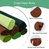 Unique Bargains Durable Soft Flexible Colorful Crepe Paper Variety of Colors 2 Pcs - 2 of 4