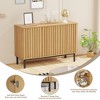 47.2" Sideboard Buffet Cabinet with Storage, Wooden Large Storage Cabinet with Fluted Doors and Adjustable Shelf - 3 of 4