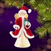 De Carlini Italian Ornaments 6.25 In Angelina Claus Christmas Tree Ornament , Christmas Decor Angel Santa Mgd (1PC) - 2 of 4