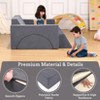 Jojoka Modular Kids Play Couch Sofa 7PCS Set, Convertible Toddler Sofa Play Set for Playroom and Nursery - 4 of 4