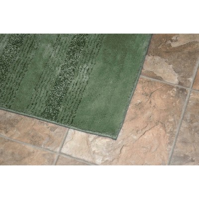 Essence Deep Fern Soft Nylon 22"x60" Washable Bath Rug Runner