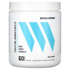 Swolverine Creatine Monohydrate, Unflavored, 10.58 oz (300 g) - 1 of 4