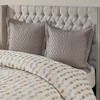 Elegant Symmetric Diamond Print Jacquard Comforter Set,All Season Embroidered Bedding Set,Cozy Home Textile fits Lux Bedroom Decor - 3 of 4