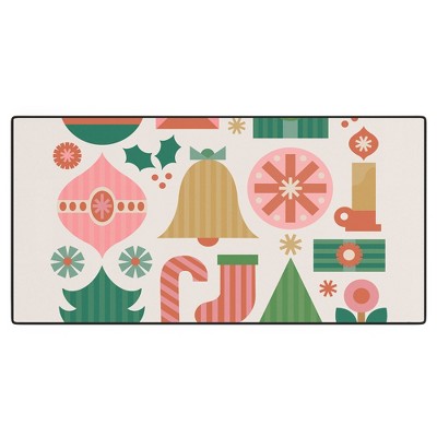 Carey Copeland Gifts of Christmas Desk Mat -Deny Designs