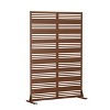 PexFix Outdoor Metal Privacy Screen Garden Fence Stripe Pattern Wall Applique - 3 of 4