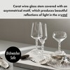 Orrefors Carat Glassware Set - Set of 4, Stemmed Coupe & Wineglasses - Kitchen & Dining Crystal Drinkware, Mimosa - 3 of 4