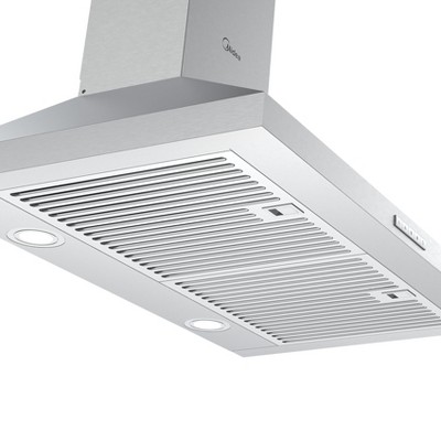 Midea 30-Inch Stainless Steel Convertible Wall Mounted Range Hood