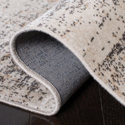Ivory Elegance Hand-Knotted Viscose Area Rug - Easy Care