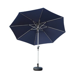 CLIHOME 9FT Outdoor Patio Umbrella with Push Button Tilt and Crank,UV Protection Waterproof Sun Umbrella(Base Not Included) - 1 of 4