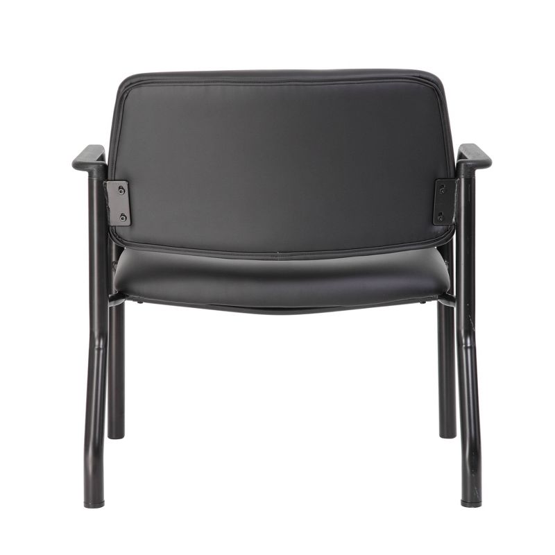 500lbs Guest Chair Antimicrobial Black - Boss Office Products, 6 of 7
