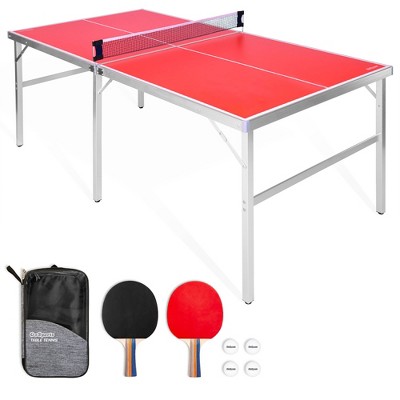 Photo 1 of **MINOR CRACK**
Gosports Mid Size 6 ft. x 3 ft. Indoor Outdoor Table Tennis Ping Pong Game Set