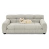 Akoasm Square Dog Sofa With Curved Armrests And Backrests For Small And Medium Dogs-Beige - 3 of 4