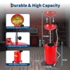 Oil Drain Tank,Portable Oil Drainer w/ 360 Degree Wheels,Toolbox & 15 Inch Funnel Fluid - 2 of 4