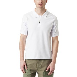 BASS OUTDOOR Mens Hiker 1/2 Zip Polo Shirt - 1 of 1
