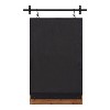 Kate and Laurel Gammons Rectangle Metal Functional Mirror, 24x39, Black - 4 of 4