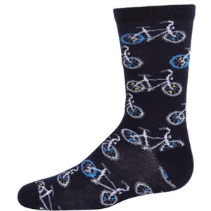 Memoi Boys' Bicycle Crew Socks - 1 of 4