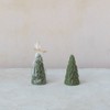 Storied Home Unscented Tree Shaped Candle with Holly, Green and Red - 2 of 2