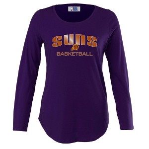 NBA Phoenix Suns Women's Long Sleeve Crew Neck Fashion T-Shirt - 1 of 4