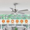 Parrot Uncle 52" Modern Color Changing Integrated LED Ceiling Fan with Light and Remote Control - 2 of 4