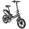 GOOFY Stripe 16 Big Battery Foldable Electric Bike for Adults, 48V 500W Rear hub Motor - 2 of 4