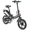 GOOFY Stripe 16 Big Battery Foldable Electric Bike for Adults, 48V 500W Rear hub Motor - image 2 of 4