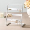 The Lakeside Collection Earrings Tabletop Stand 3 Tiers 7.75"W x 4"D x 6"H - 2 of 2