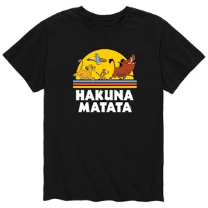Men's - Disney - Simba and Friends Short Sleeve Graphic T-Shirt - 1 of 4