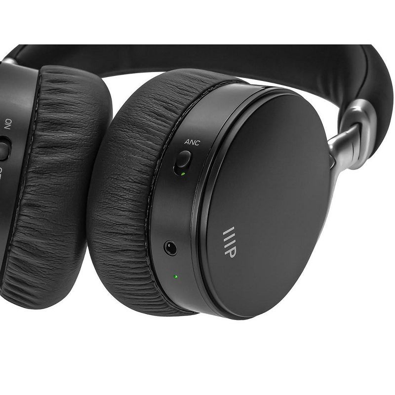 Monoprice Bluetooth Headphones with Active Noise Cancelling, 20H Playback/Talk Time, With the AAC, SBC, Qualcomm aptX, 5 of 7