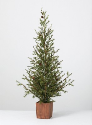 Sullivans Artificial Pine Tree 4'h Green : Target