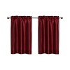 Kate Aurora Parisian Living Complete 3 Piece Lightweight Sheer Cafe Kitchen Curtain Tier & Valance Set - image 4 of 4