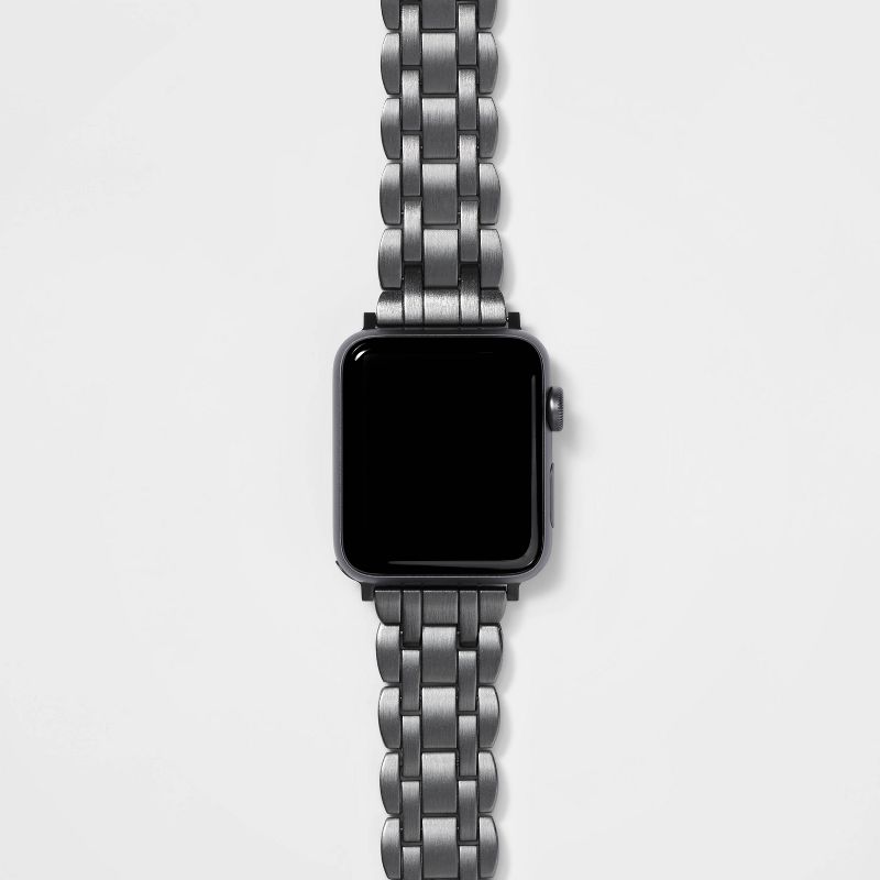 Apple Watch Scalloped Metal Link Band - heyday™ Black, 3 of 5