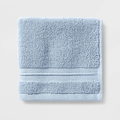 Spa Washcloth Light Blue- Threshold Signature™