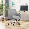 NicBex Adjustable Office Chair with Wheels,Modern Computer Chair with Chrome Base,Swivel Desk Chair for Adult,Student - 4 of 4