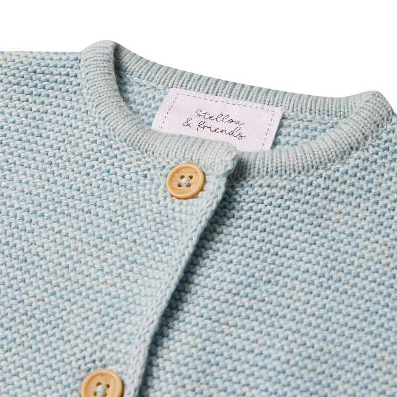 Stellou & Friends 100% Cotton Cardigan Sweater for Boys & Girls Ages 0-6 Years, 2 of 4