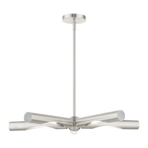 Livex Lighting Acra 5 - Light Chandelier in  Brushed Nickel - 1 of 1