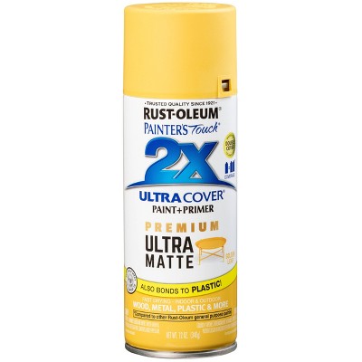 Rust-Oleum 12oz 2X Painter's Touch Ultra Cover Matte Spray Paint Gold