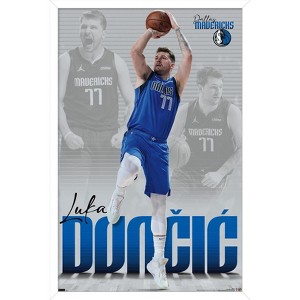 Trends International NBA Dallas Mavericks - Luka Doncic 22 Framed Wall Poster Prints - 1 of 4
