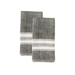 Slickblue Cotton Cloth Napkins, Handwoven Striped Dinner Napkin, Classic Style, 20x20 Inch, Multiple Colors, 2 or 4 Pack - 1 of 3