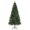 vidaXL Artificial Christmas Tree with Pine Cones Green 6 ft - 2 of 4