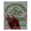 Warner Bros. Nightmare on Elm Street Wont Survive Springwood High Silk Touch Throw Blanket 50x60 Inches - 3 of 4