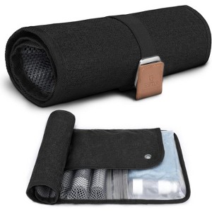 Toiletry Bag Men Compact Leather Durable for Men, Travel Bag, Water-Resistant Bathroom - 1 of 4