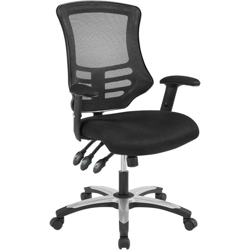 Modway Calibrate Mesh Office Chair Black, 1 of 2
