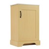 KIGFTSOD 20" Bathroom Vanity with Sink, Bathroom Cabinet with Soft Closing Door, Storage Rack and Adjustable Shelve, Natural Wood - 4 of 4